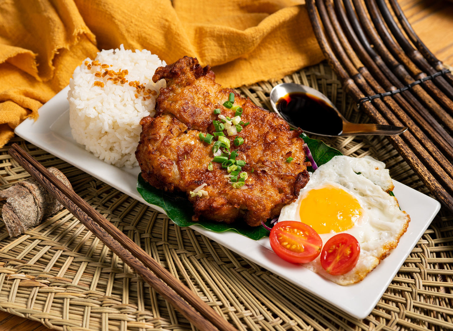 越式香茅雞扒飯 Viet Lemongrass Chicken Steak Rice