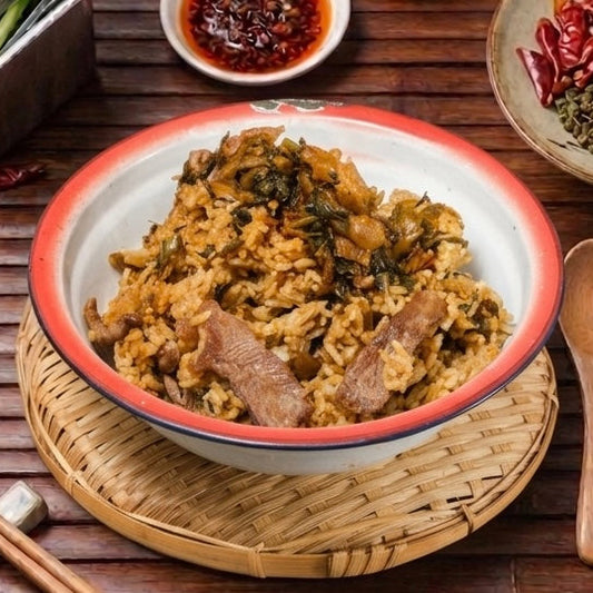 自家製酸菜牛肉炒飯 Homemade Sauerkraut Beef Fried Rice