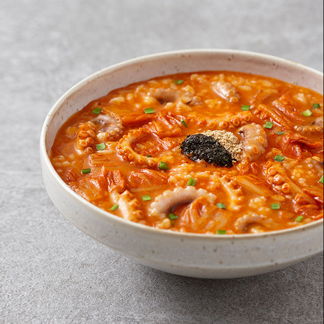 韓風泡菜墨魚仔粥 Kimchi Congee with Cuttlefish