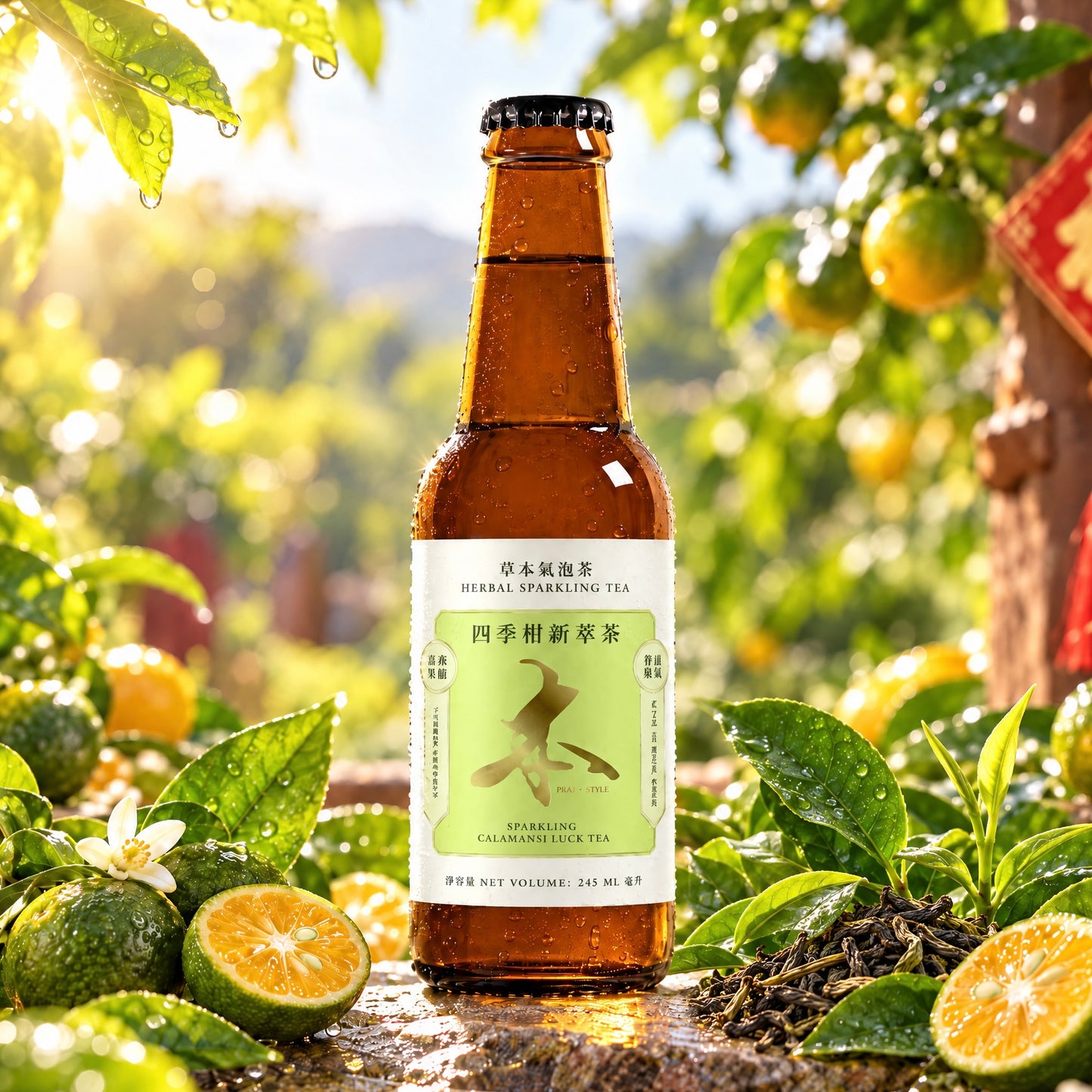 Calamansi Luck Sparkling Tea