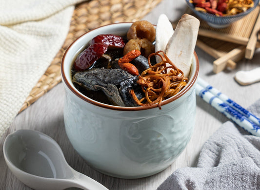 蟲草花枸杞燉烏雞湯 Naughtyday - Double Boiled Silky Fowl and Cordyceps Flower