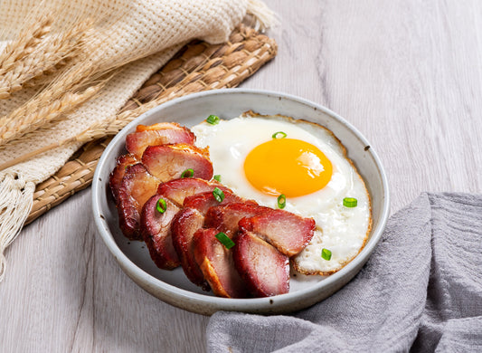 慢煮叉燒飯 Sous Vide Char Siu Rice with Pocket Egg Rice