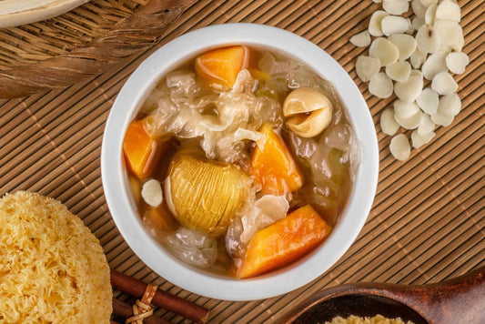 蓮子木瓜燉雪耳湯 DadDay - Double Boiled Papaya Snow Ear & Lotus Seed Sweet Soup