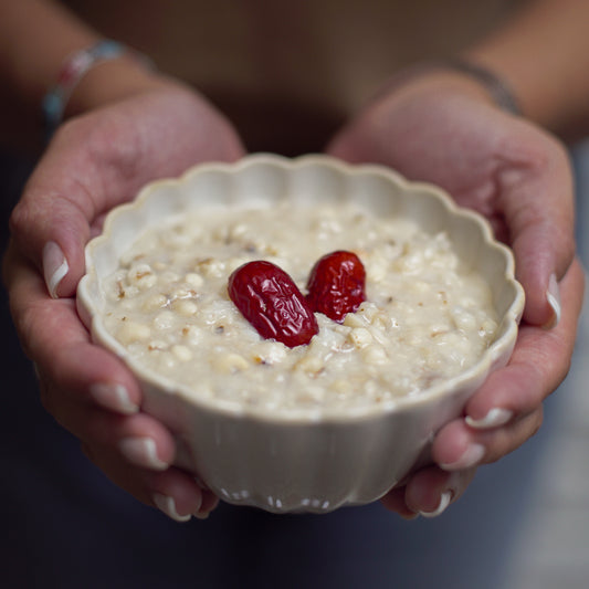 金銀滿屋薏米豆漿粥 Breakfast Style Barley Soymilk Congee