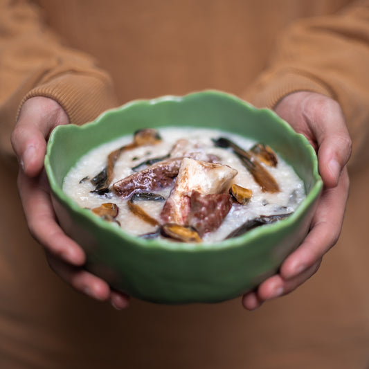 菜乾猪骨粥 Pork Bone with Dried White Cabbage Congee