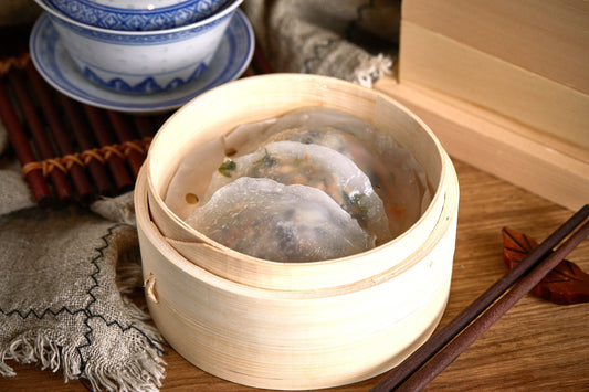 鮮蝦菜苗餃 Crystal Shrimp & Baby Shoots Dumplings